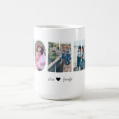 Mok voor mammie fotocollage voor Moederdag (Center)