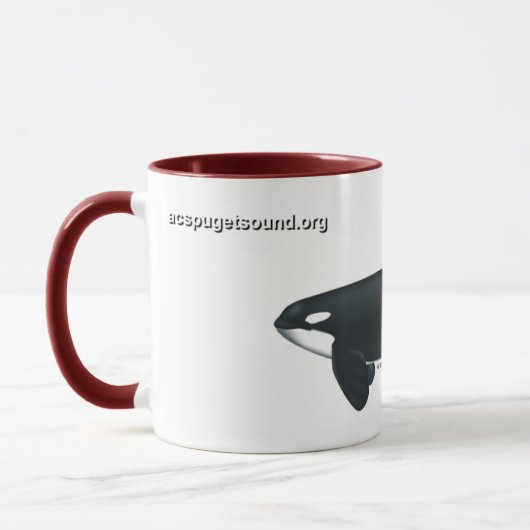 Mok voor mannelijke Killer Whale Ringer (Links)