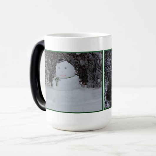 Mok voor Mannelijke Snowman Morphing (Voorkant links)