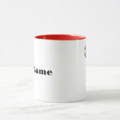 Mok voor Mannelijke tennenspeler met Light Brown H (Midden)