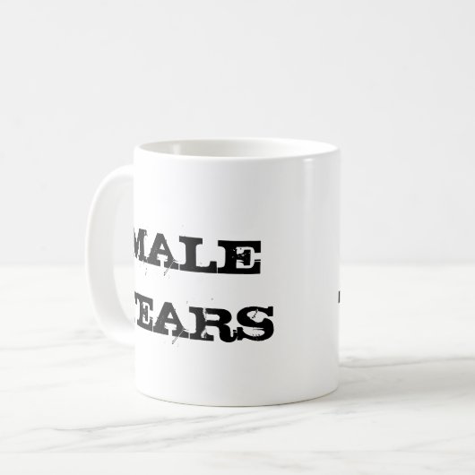 Mok voor mannelijke tranen (Voorkant links)