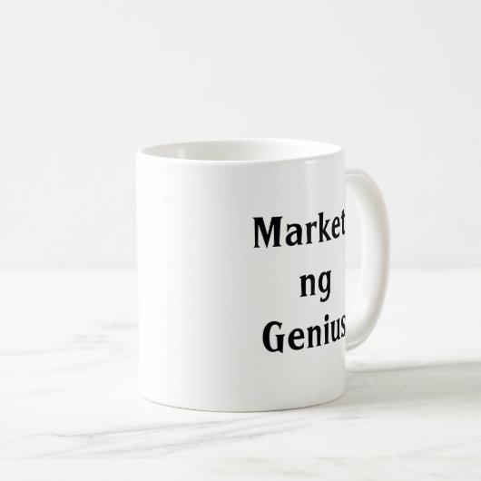 Mok voor marketing Genius (Voorkant rechts)