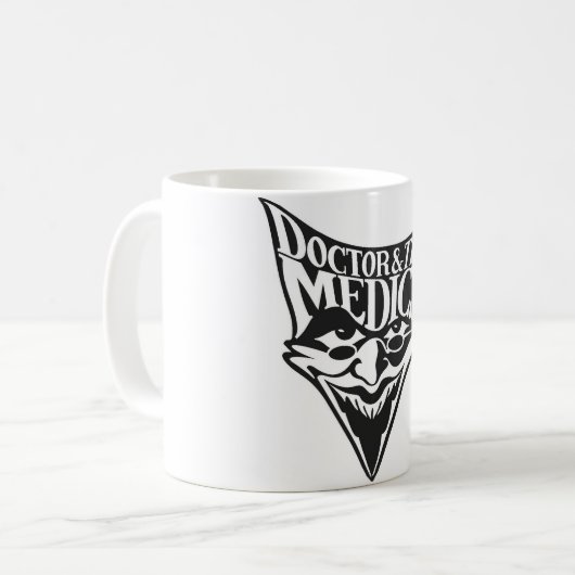 Mok voor medicijnenkoffie (Voorkant links)