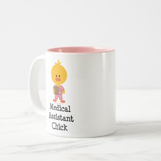 Mok voor medisch assistent-chick (Voorkant links)