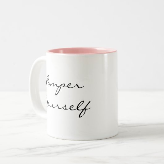 Mok voor mij tijd (Voorkant links)