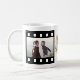 Mok voor modelkoffiebonsjabloon voor mam-leven