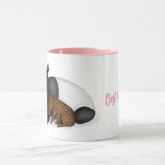 Mok voor moeder en baby tapir 'Best Mum ever' (Midden)