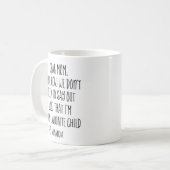 Mok voor moeder, favoriete kind, gepersonaliseerde (Voorkant links)