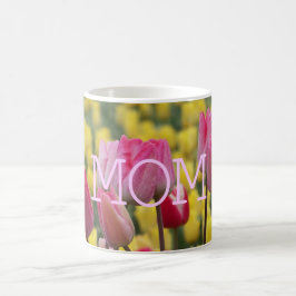 MOK voor MOM-roze en gele Tulpen