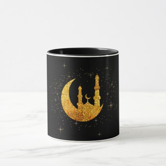 Mok voor moskee en maankoffie (Midden)