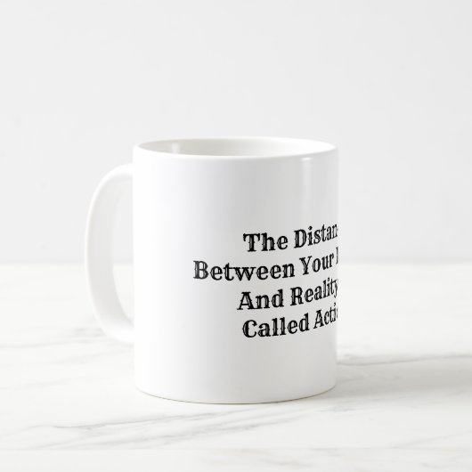 Mok voor motivatie prijsopgave (Voorkant links)