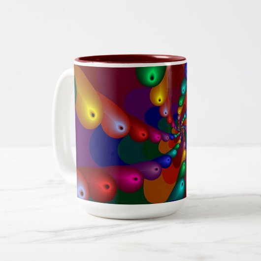 Mok voor multi-kleurenontwerp (Voorkant links)