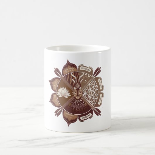 Mok voor multiculturele eenheid-cultuurfusie (Center)