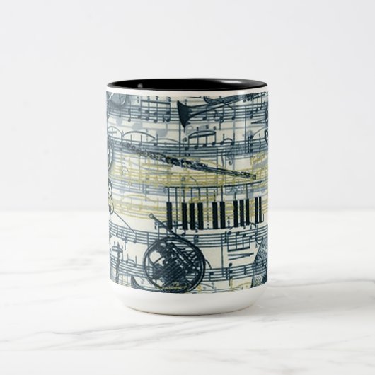 Mok voor  muziekblad (Center)