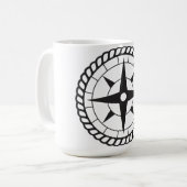 Mok voor naar buiten gekabelde koffie (Voorkant links)