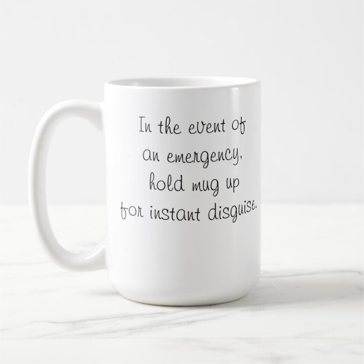 Mok voor noodhulp Mustache Cofee (Links)