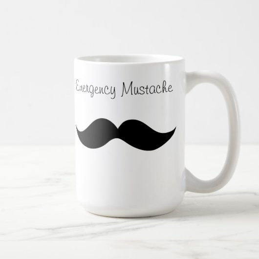 Mok voor noodhulp Mustache Cofee (Rechts)