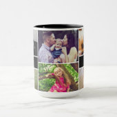 Mok voor oma familie Fotocollage Gepersonaliseerd (Midden)