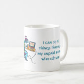 Mok voor onbetaald bewerken van stagiaires (Voorkant rechts)