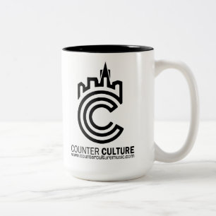 Mok voor ondergrondse koffie voor tegencultuur