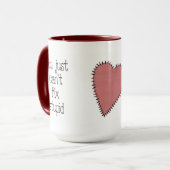 Mok voor ondoorzichtige koffie herstellen (Voorkant links)