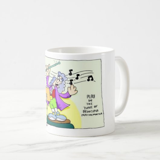 Mok voor oom Newton-koffie (Voorkant rechts)