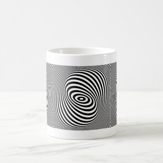 Mok voor optische illusie koffie (Center)