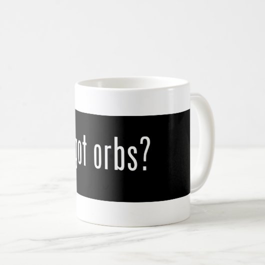 Mok voor orbs Black (Voorkant rechts)