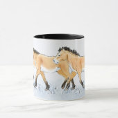 Mok voor paarden van de Przewalski (Midden)