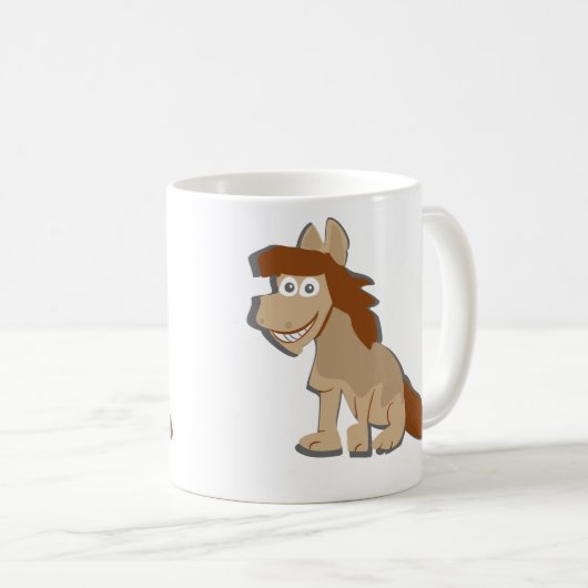 Mok voor paardenkoffie (Voorkant rechts)
