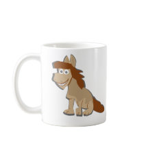 Mok voor paardenkoffie