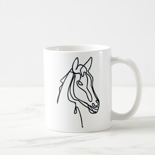 Mok voor paardenkunstkoffie (Rechts)
