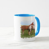 Mok voor paardenpaarkoffie (Voorkant rechts)