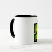 mok voor paardenraces (Voorkant links)