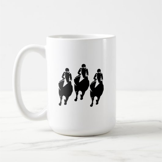 Mok voor paardenraces (Links)