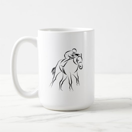 Mok voor paardenraces (Links)
