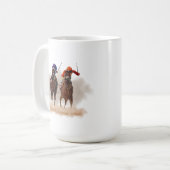 Mok voor paardenraces (Voorkant links)