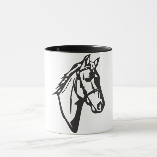 Mok voor paardentekening (Midden)