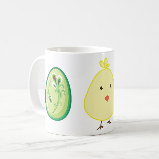 Mok voor paasbakken en eieren (Voorkant links)