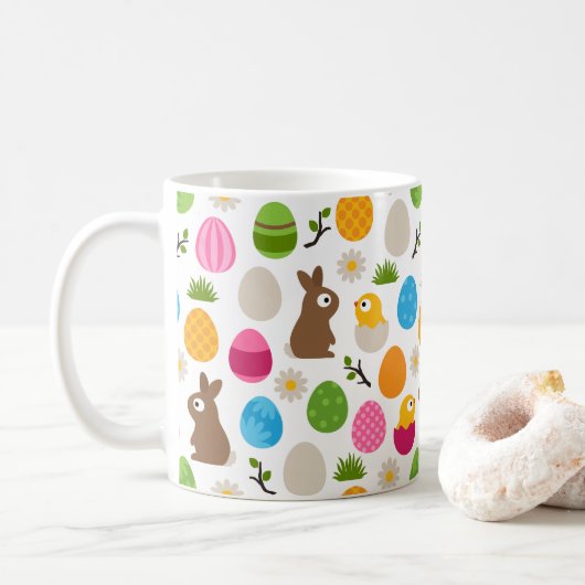 Mok voor paaskoffie (Met donut)