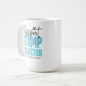 Mok voor paspoortstempelverzamelaar (Voorkant links)