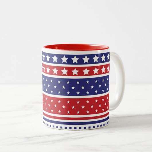 Mok voor patriottische koffie (Voorkant rechts)