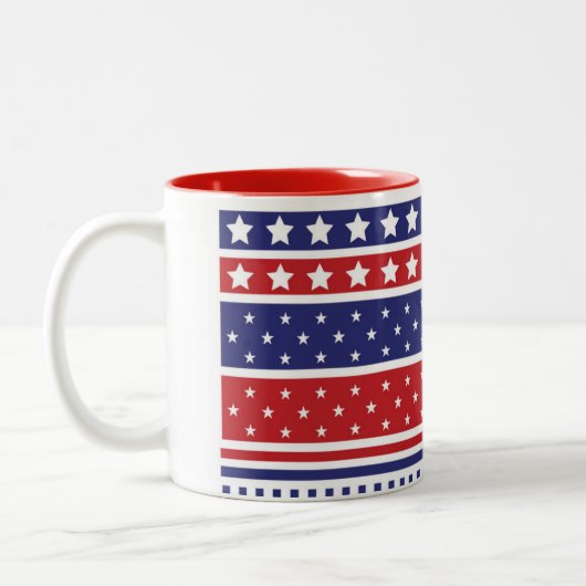 Mok voor patriottische koffie (Links)
