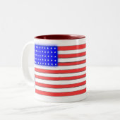 Mok voor patriottische koffie (Voorkant links)