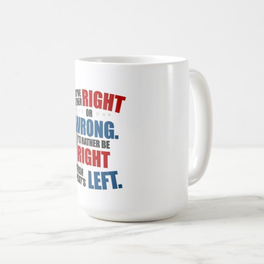 Mok voor patriottische koffie (Voorkant rechts)