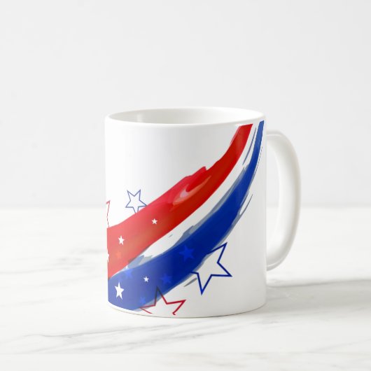 Mok voor patriottische koffie (Voorkant rechts)
