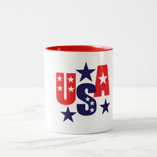 Mok voor patriottische koffie (Center)