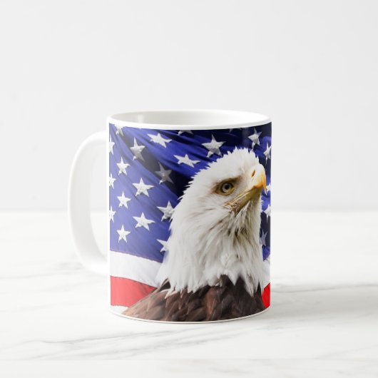 Mok voor patriottische koffie (Voorkant links)
