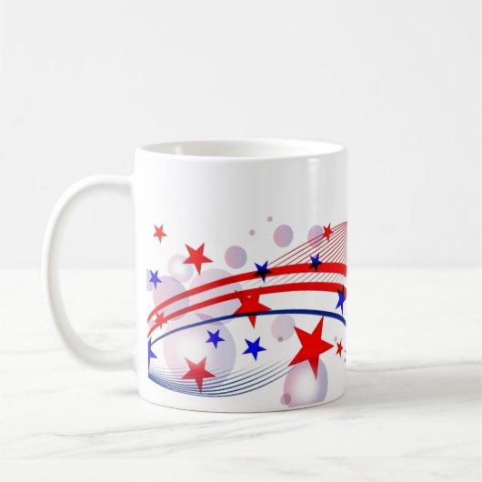 Mok voor patriottische koffie (Links)