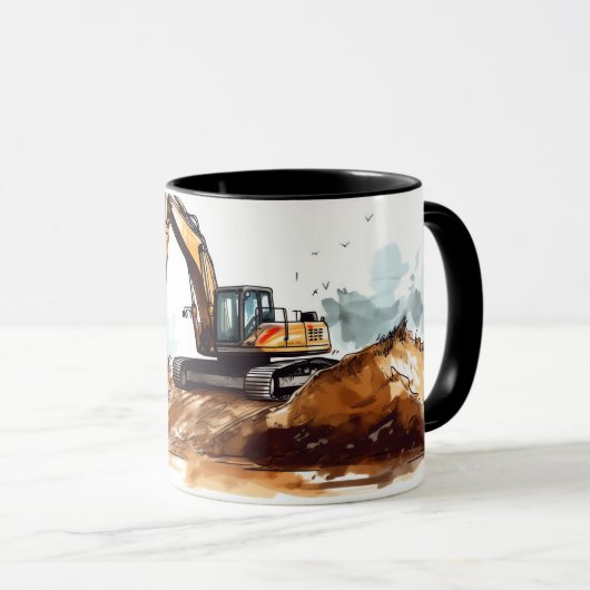 Mok voor persoonlijke cijfers (Voorkant rechts)